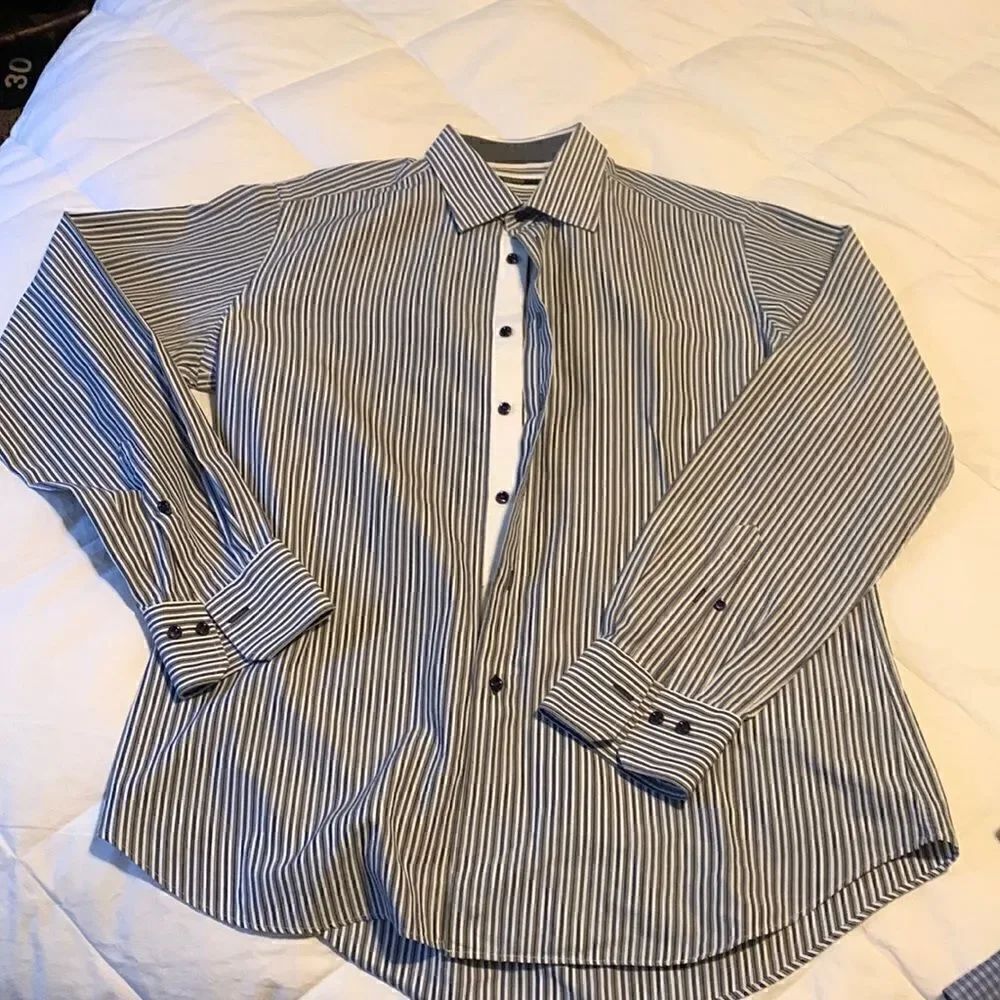 PAL ZILERI, Italian made dress shirt, size 42, 16 1/2 inch neck, great condition